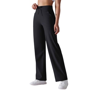 Pantalon personnalisé taille haute pour femme conçu pour une silhouette élégante et une polyvalence quotidienne - Product Image 1