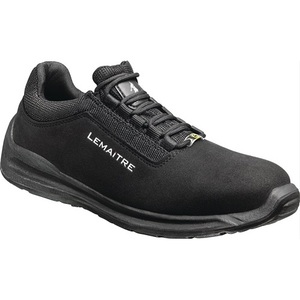 LEMAITRE Black Safety Shoe in Microfiber Bolt Size 42 S3 ESD SRC EN20345 Compliance - Product Image 1