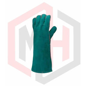 Guantes de seguridad laboral para hombres personalizados de alta calidad Guantes de soldadura de cuero hechos a medida para uso en el trabajo - Product Image 2