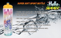 Bouteille de sport pour enfants de 550 ml à double paroi, légère, durable, étanche, isolée, sans BPA, écologique, réutilisable, maintien thermique pendant 6 heures