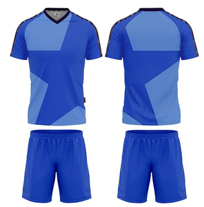 Maillot de football à domicile Pull on Closure 100% Polyester Polo Collar Football t Shirt Jersey - Product Image 3