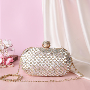 Bolsos de fiesta de boda étnicos bordados a mano indios, bolso de muñeca para mujeres y niñas, bolso de noche, superventas en Qatar, Senegal - Product Image 6