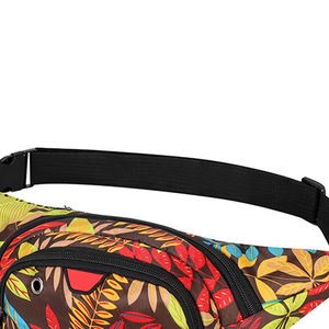 Sac banane 100 % coton léger, entièrement personnalisable avec impression, fabriqué professionnellement, fermeture éclair, OEM - Product Image 4