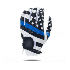 Gants de golf pour homme en cuir de mouton de qualité supérieure, main gauche, tissu respirant, logo personnalisé, protection UV, imperméables, sport - Product Image 4