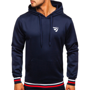 Custom 2-Piece Men's Casual Sweatsuit High Quality 100% <b>Polyester</b> Lightweight Breathable Quick Dry <b>Tracksuits</b> Elastic Waist - Product Image 2