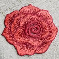 Patch brodé motif floral en feutre non tissé, couleurs personnalisées, fait main, à coudre, haute qualité, matière douce, dernières tendances pour chapeaux