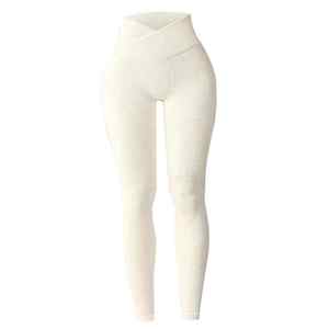 Venta al por mayor de color blanco Leggings de yoga para Mujer | Spandex / Nylon Active Wear | Nueva llegada Trending 2024-25 Ropa para las mujeres - Product Image 1