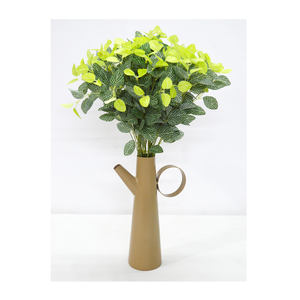 Jarrón de Flores de Mesa Mini de Primera Calidad, Recubierto con Polvo de Color Dorado Metálico, Estilo Único y Lujoso - Product Image 1