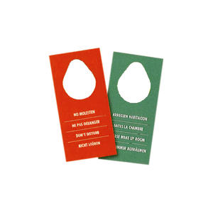 Colgador para Puerta de Hotel, 100 Unidades, B2B - Product Image 1