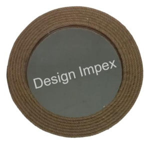 Miroir de bain rond décoratif de style contemporain en métal, miroir de navire antique, accessoires de décoration, fournisseur - Product Image 6