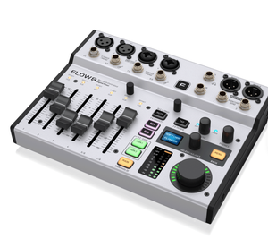 (T&D) Mezclador de Audio Digital Profesional FLOW 8 de 8 Canales con Control por Aplicación EZ-GAIN para Transmisión en Vivo y Podcasting - Product Image 1