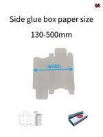 Machine à plier le papier d'occasion CQT 650 pour boîtes à fond plié, boîtes à fond droit, colle froide soluble dans l'eau, 200m/min