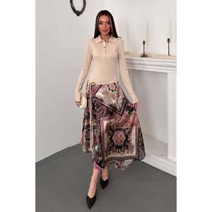 Robe Tulum Asymétrique Beige - Beige - Product Image 1
