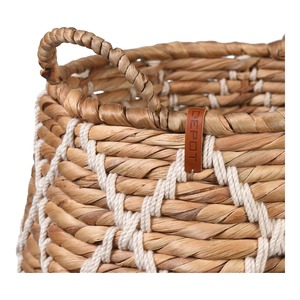 Prix de gros Paniers décoratifs pour le stockage jonc de mer jacinthe d'eau Panier en jute Organisateur de garde-manger Catégories de maison - Product Image 3