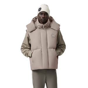 Chaqueta Acolchada Impermeable de Invierno con Capucha y Manga Larga OEM, Personalizable con Color y Decoración de Bordado en Lona de Gran Tamaño - Product Image 6