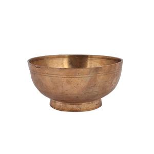 Frutero de Metal de alta calidad con diseño martillado, tazón contenedor de frutas de Metal sostenible pulido dorado de gran capacidad - Product Image 3