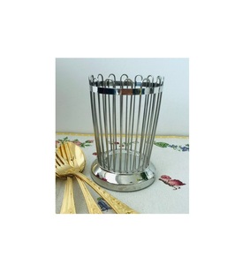 High quality metal wire gold polished <b>cutlery</b> holder fancy design tableware <b>cutlery</b> <b>stand</b> at affordable price - Product Image 4