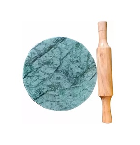 Planche à rouler en bois de pierre noire et pin Design tendance planche à rouler en bois massif/planche à rouler en marbre Chapati - Product Image 6