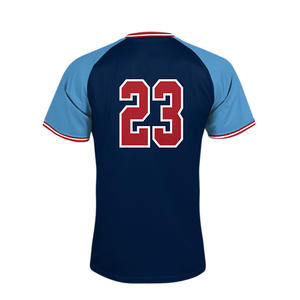 Venta al por mayor de camisetas de béisbol con botones personalizados ropa deportiva transpirable en tallas grandes sublimado en Sialkot - Product Image 6