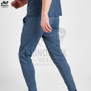 Derniers pantalons de survêtement personnalisés par les fabricants, en polyester, avec cordon de serrage et poches, streetwear en coton, pantalons de survêtement pour hommes - Product Image 2