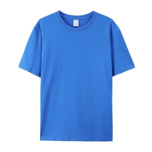 T-shirt uni en coton vierge de qualité supérieure pour hommes, unisexe, t-shirts à manches courtes de haute qualité, t-shirt noir pour hommes, vente en gros - Product Image 2