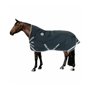 2022 New High Neck Turnout Rug Paddock Reflective 100g Turnout Horse Rug Heavyweight Turnout Rug