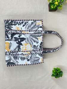 Sac de courses en tissu premium durable avec coutures haute résistance, sensation légère, choix durable pour le shopping et le bureau - Product Image 2