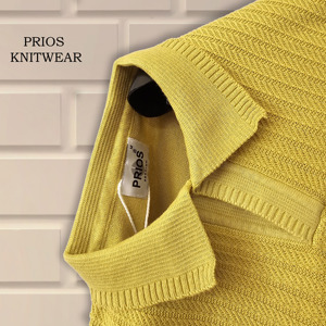 Camiseta formal de manga corta para hombre, venta al por mayor, cuello vuelto de punto abierto con propiedad anticontracción - Product Image 3