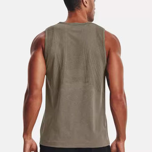 Wholesale Price Best Design Breathable Knitted Casual Men Tank Top Sleeveless Fitness Wear High Quality 100% Cotton for Adult - Product Image 4