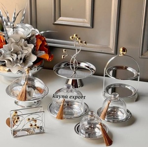 แท่นวางสำหรับเค้กที่ให้เป็นของขวัญทำจากโลหะสแตนเลสขัดเงา - Product Image 6