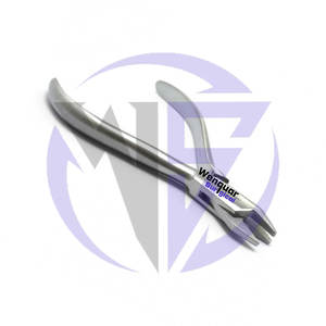 Pince à couronne OEM 5,5 pouces avec pointes courbes dentelées, usage dentaire, chirurgical, en acier inoxydable Wenquar, disponible, prêt à être expédié - Product Image 6