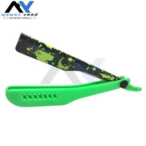 High Quality Disposable Straight Shaving Razor Smooth <b>Sliding</b> <b>Plastic</b> Handle Face Body Shaving Lightweight Blade Razors - Product Image 3