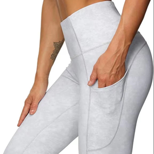 Leggings de yoga de contrôle du ventre de conception unique des femmes vêtements actifs pour l'entraînement course à pied étirement Yoga - Product Image 1