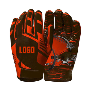 Guantes de fútbol americano impresos personalizados de alta calidad Diseño uniforme Premium con logotipo personalizado - Product Image 6