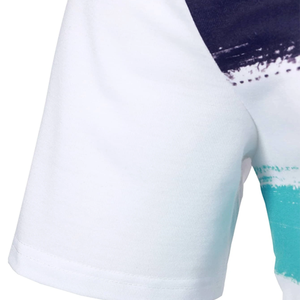 Polo de manga corta a rayas transpirable secado rápido algodón 100% personalizado al por mayor - Product Image 6