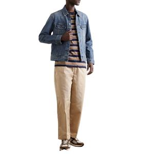 Chaqueta de mezclilla informal para hombre de alta calidad Tendencia de primavera y otoño con proveedor de chaquetas de mezclilla de estilo Hip Hop de ajuste suelto - Product Image 4