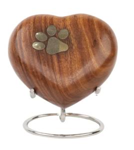 โกศเผาศพรูปหัวใจสำหรับงานศพสัตว์เลี้ยงดีไซน์รูปหัวใจแบบสั่งทำ - Product Image 1