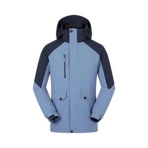 Al Aire Libre clásico a prueba de viento suave Shell chaqueta de los hombres impermeable invierno Casual 100% poliéster OEM servicio cremallera liso teñido - Product Image 3