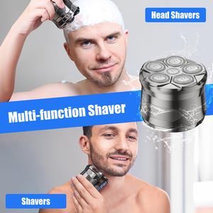 Recortadora Eléctrica para Cabeza Calva para Hombre, Afeitado en Seco y Húmedo, Impermeable, con Pantalla LED y Carga USB-C, Cuchillas de Repuesto, IPX7 - Product Image 4