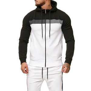 Sweat à capuche pour homme, lavage à l'acide, hiver, broderie, salle de sport, fitness, respirant, séchage rapide, 100% coton - Product Image 4