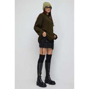 เสื้อสเวตเตอร์ถักทรงหลวมแบบลำลอง - Product Image 1