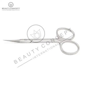 Tijeras de Manicura Rusas para Diestros, de Acero Inoxidable Afilado con Superficie de Corte Curva, Tijeras para Cutículas de Buena Calidad - Product Image 2