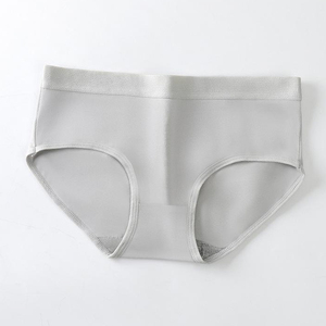 กางเกงในผ้าฝ้าย2025เอวสูงป้องกันไฟฟ้าสถิตย์ล้างได้ป้องกันการรั่วซึมสำหรับผู้หญิงชุดชั้นในถักลายทุกวันโลโก้เอว - Product Image 5