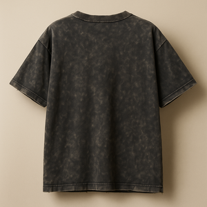 Nueva Camiseta Vintage Unisex Estilo Americano, Camiseta Extra Grande para Hombre, 100% Algodón, Bordado de Letras Gruesas, Degradado Retro, Lavado Desgastado - Product Image 5