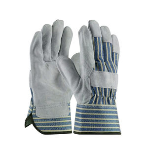 Gants de travail en cuir personnalisés avec prix de gros transfert de chaleur imperméable coton doux gants en cuir pour hommes - Product Image 4