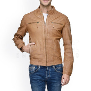 Veste en cuir véritable pour homme, best-seller, service OEM, directement de l'usine, nouvelle mode, coupe ajustée pour l'hiver, style streetwear - Product Image 4