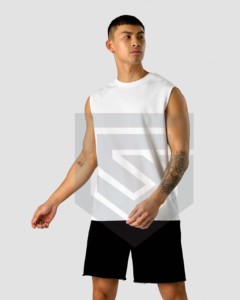 Holesale-conjunto de entrenamiento de secado rápido, camiseta y pantalones cortos sin mangas - Product Image 2