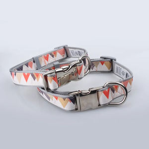 Best Quality Factory Custom Wholesales Luxury Breakaway Nylon Print Feather <b>Dog</b> <b>Leashes</b> - Product Image 4