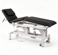 Table d'examen électrique à 3 sections, capacité de charge de 280 kg, roulettes silencieuses
