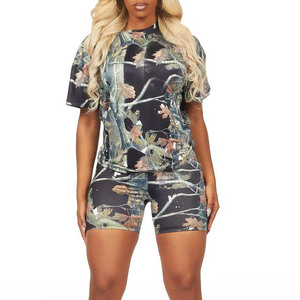 Casual Matching Outfit Soft Fabric Women Casual T Shirt and Short <b>Set</b> Relaxed <b>Lounge</b> Wear Matching Outfit - Product Image 2